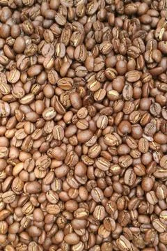Close up of coffee beans Stock Photos