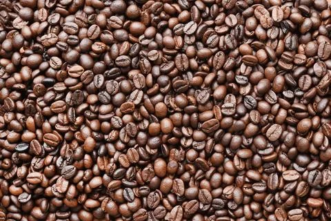 Close up of coffee beans Stock Photos