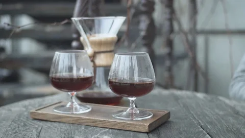 Close up of coffee cup Stock Footage 104436472