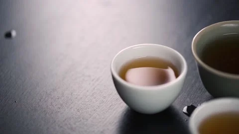 A close up of a coffee cup Video stock 155451025