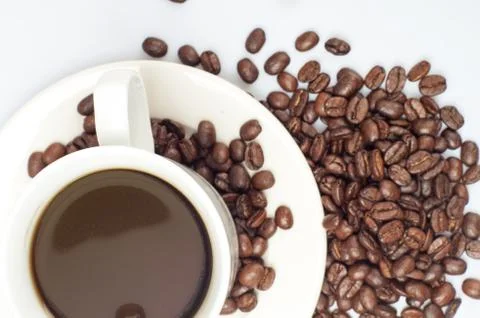 Close-up coffee drinks Stock Photos
