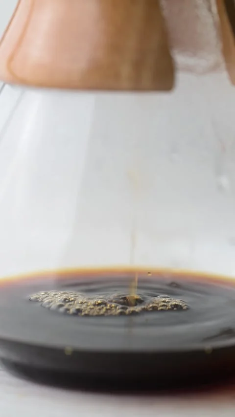 Close up of coffee drop  Stock Footage 273638109