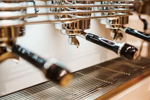 Close-up of coffee machine Stock Photos