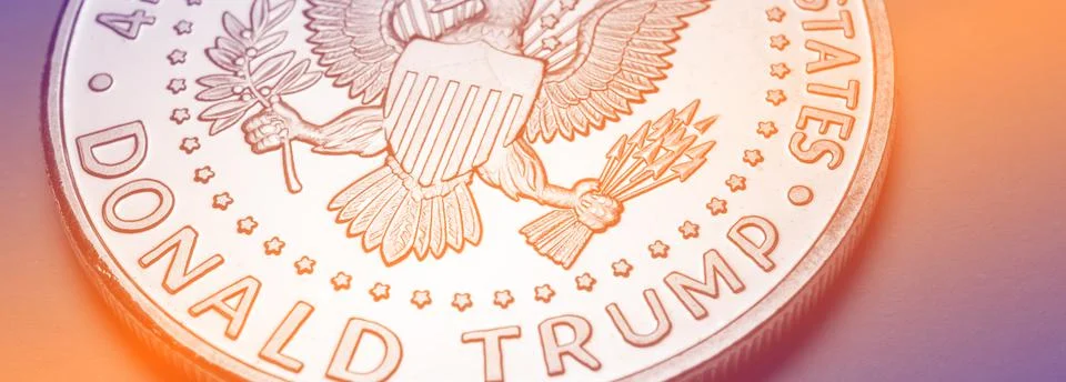 Close up of a coin Stock Photos