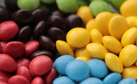 Close up of colored candies Stock Photos