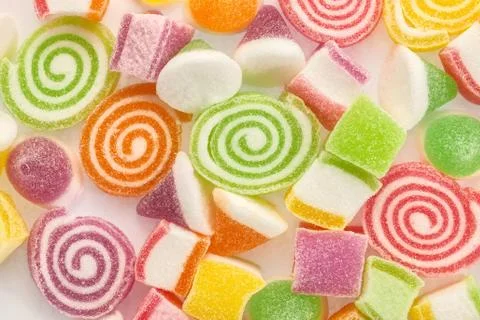 Close-up colorful candy Stock Photos