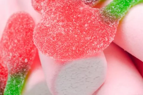 Close-Up Of Colorful Candy Foto stock