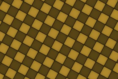 Close-up of a colorful checkered pattern with green and yellow Illustrazione stock
