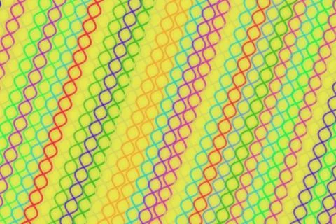 Close-up of colorful digital abstract pattern with hexagons Stock Photos