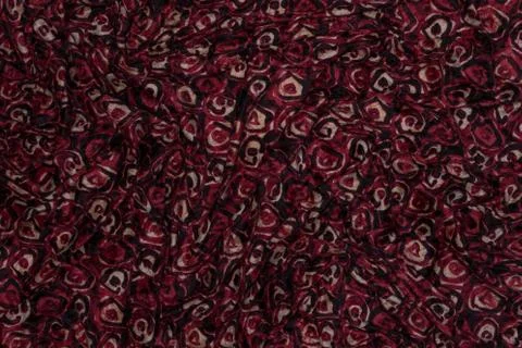 Close up of colorful fabric with abstract pattern Stock Photos