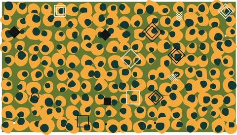 Close-up of colorful flower pattern texture Stock Illustration
