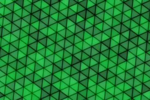 Close-up of colorful geometric cubes pattern with green shades Stock Illustration