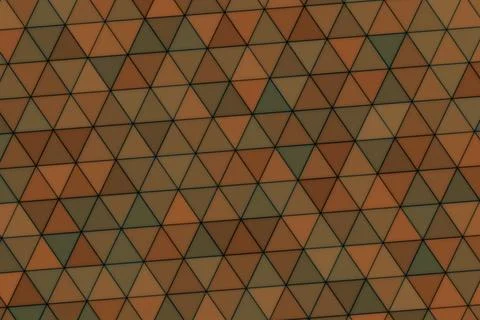 Close-up of colorful geometric pattern made of triangles Stock Illustration