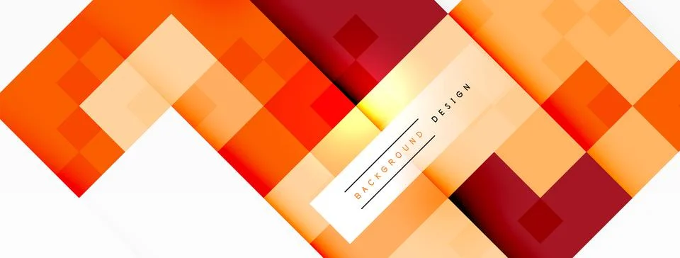 A close up of a colorful geometric pattern on a white background Stockillustratie
