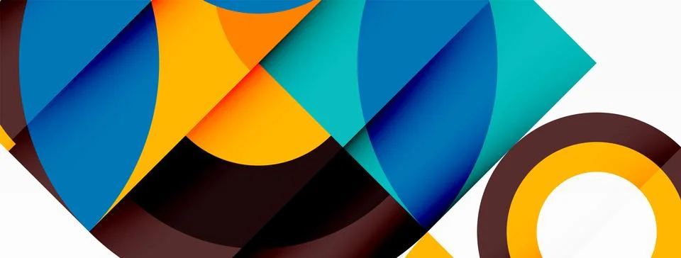A close up of a colorful geometric pattern on a white background イラスト素材