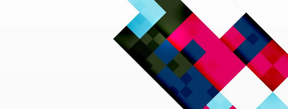 Close up of a colorful geometric pattern on white background イラスト素材
