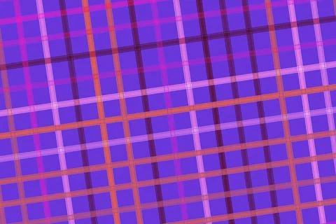 Close-up of colorful grid pattern with purple and red lines Stock Illustration