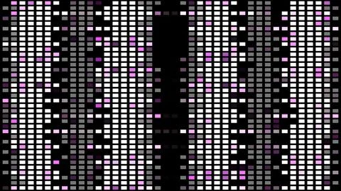 Close-up of a colorful LED digital display. Modern electronic screen with Stock Illustration