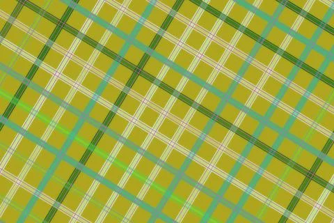 Close-up of a colorful mosaic tile pattern with green and yellow Stock Illustration