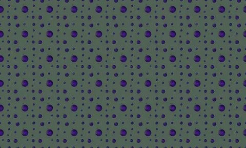 Close-up of colorful polka dot pattern on fabric Stock Illustration