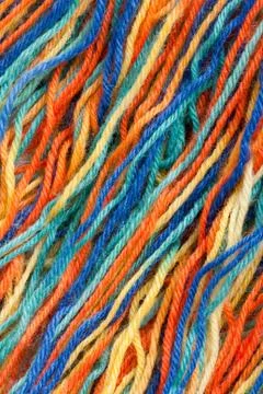 Close-up of colorful threads Foto stock