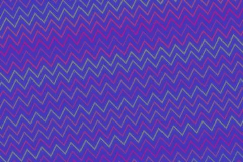 Close-up of colorful woven textile with zigzag pattern Illustrazione stock