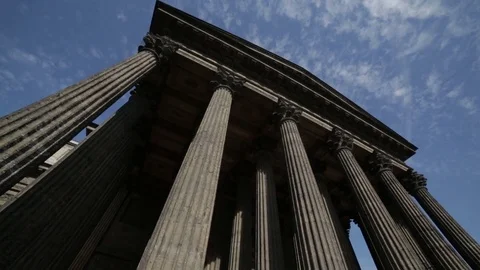 Close up Columns of Kazan Cathedral, Saint Petersburg 库存影片 84655633