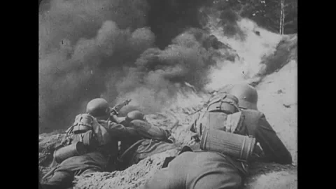Close combat. Operation Barbarossa Stock Footage 244728920