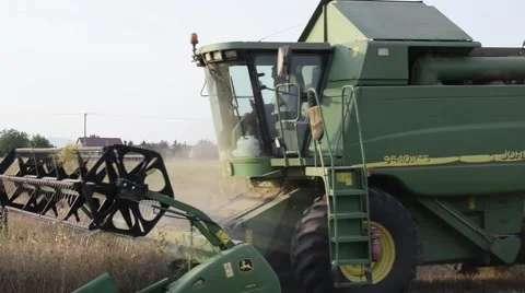 Close Up Combine Stock Footage 52123585