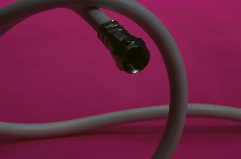 Close-up of a computer cable Stock Photos