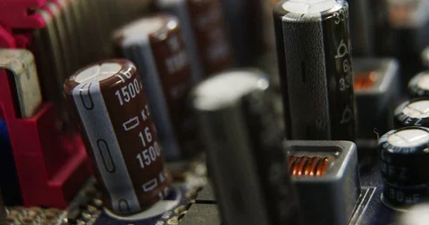 Close-up of computer chip 库存影片 70508728