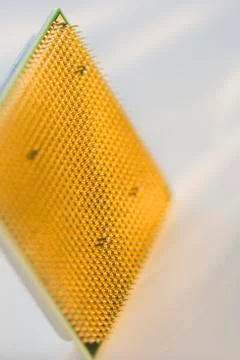 Close up of computer chip Stock Photos