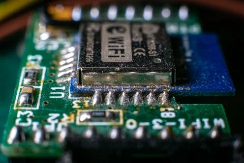 Close-up of a computer chip Stock Photos