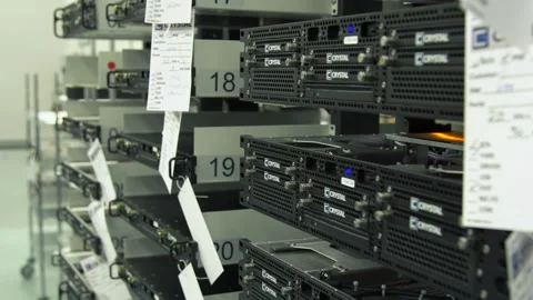 A close up of a computer Stock Footage 155533962