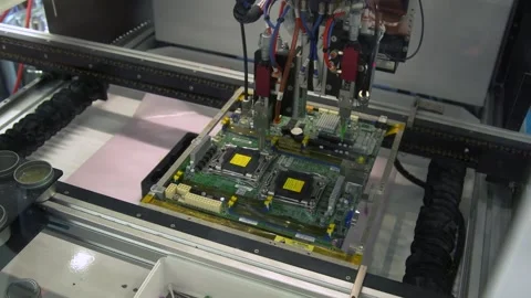 A close up of a computer Stock Footage 155534634