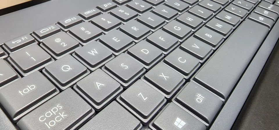 Close Up Computer keyboard and keys Stock Photos