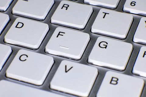 Close-up of computer keyboard keys Stock Photos
