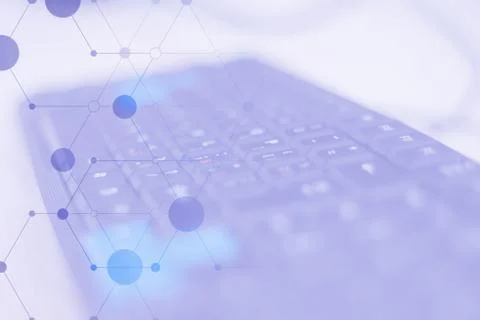 Close-up of a computer keyboard Stock Photos