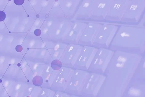 Close-up of a computer keyboard Stock Photos