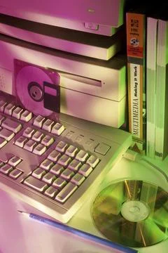 Close-up of a computer keyboard Stock Photos