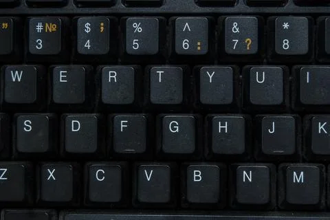 Close-up of computer keyboard 写真素材