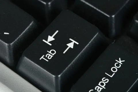 Close up of computer or laptop keyboard Stock Photos