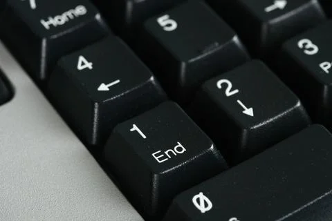 Close up of computer or laptop keyboard Stock Photos