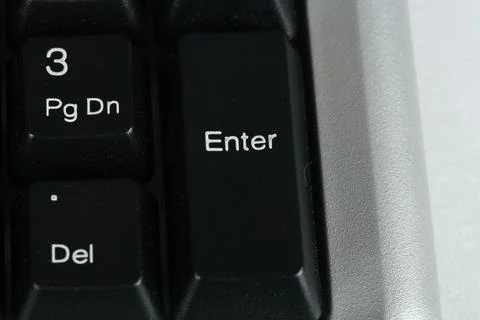 Close up of computer or laptop keyboard Stock Photos