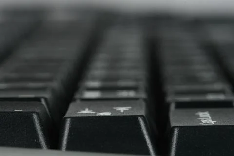 Close up of computer or laptop keyboard Stock Photos