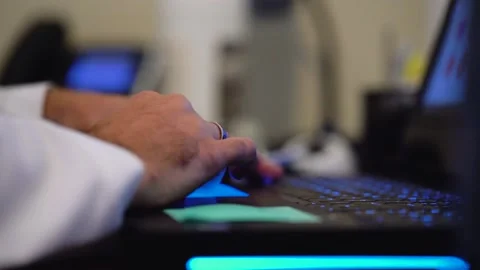 A close up of a computer screen Stock Footage 155536594
