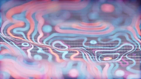 A close up of a computer screen with a pattern Stock Footage 309921910