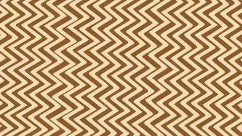 Close up of a continuous geometric zigzag pattern in brown and beige tones, c 库存插图