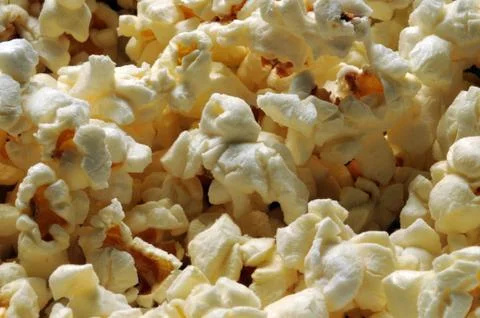 Close up of cooked popcorn Stock Photos