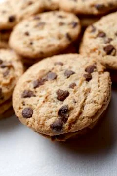 Close-up of Cookies 스톡 사진